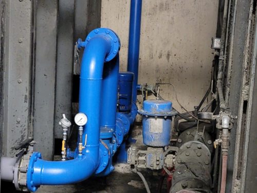 Process Piping in a plant 