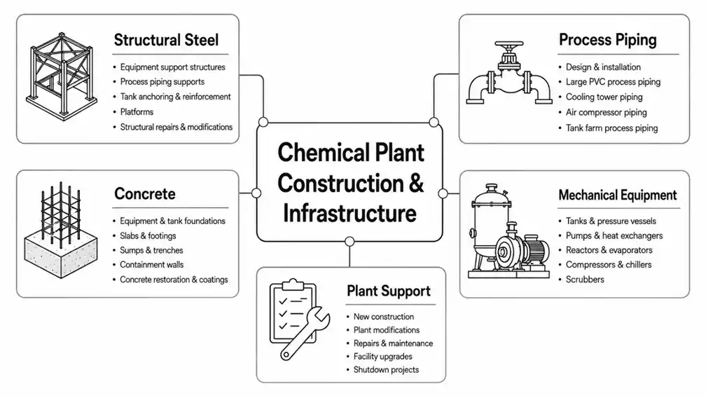 chemical plant construction