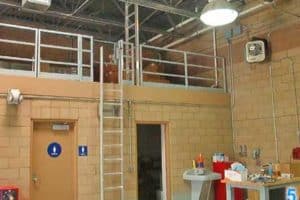 Bathroom renovation industrial building